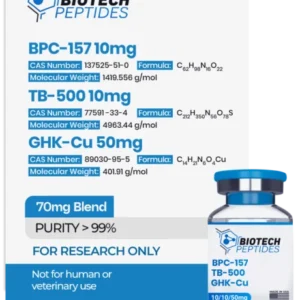 BPC-157 + TB-500 + GHK-Cu Blend (70mg)