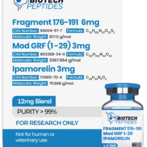 Fragment 176-191 + Mod GRF 1-29 + Ipamorelin Blend (12mg)